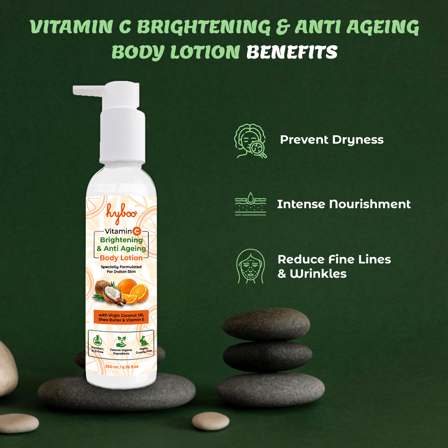 Vitamin C Brightening & Anti-Ageing Body Lotion 100 ML - HyBoo Care